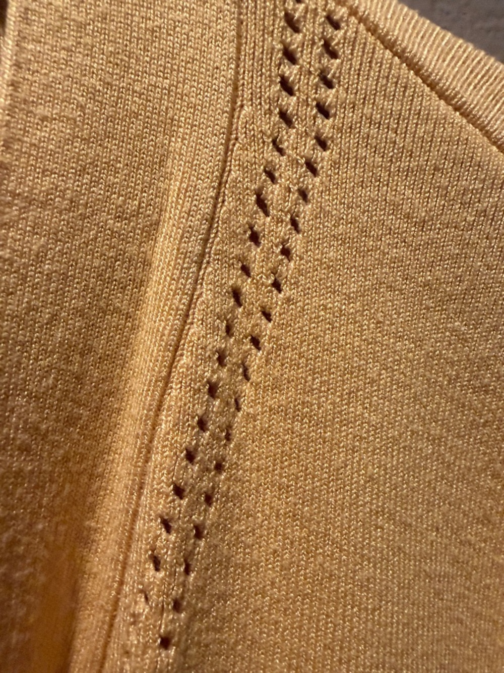 Liz Claiborne 1X Yellow Open Front Cardigan Sweater Knit Layering Plus Size WOW - Picture 5 of 10